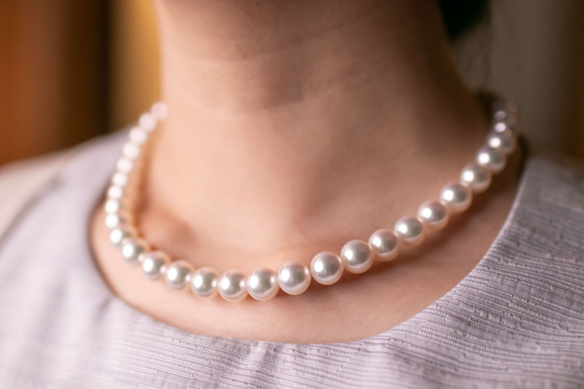 年末のプロモーション大特価！ 希少なあこや無調色真珠ネックレス イヤリングor 9.0-9.5mm アクセサリー