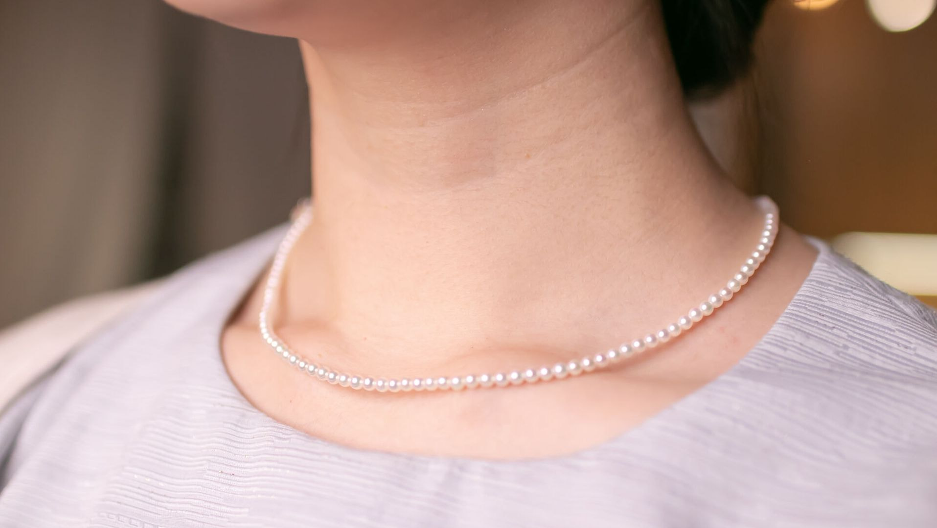 あこや真珠厘珠のネックレス あこや真珠厘珠のネックレス