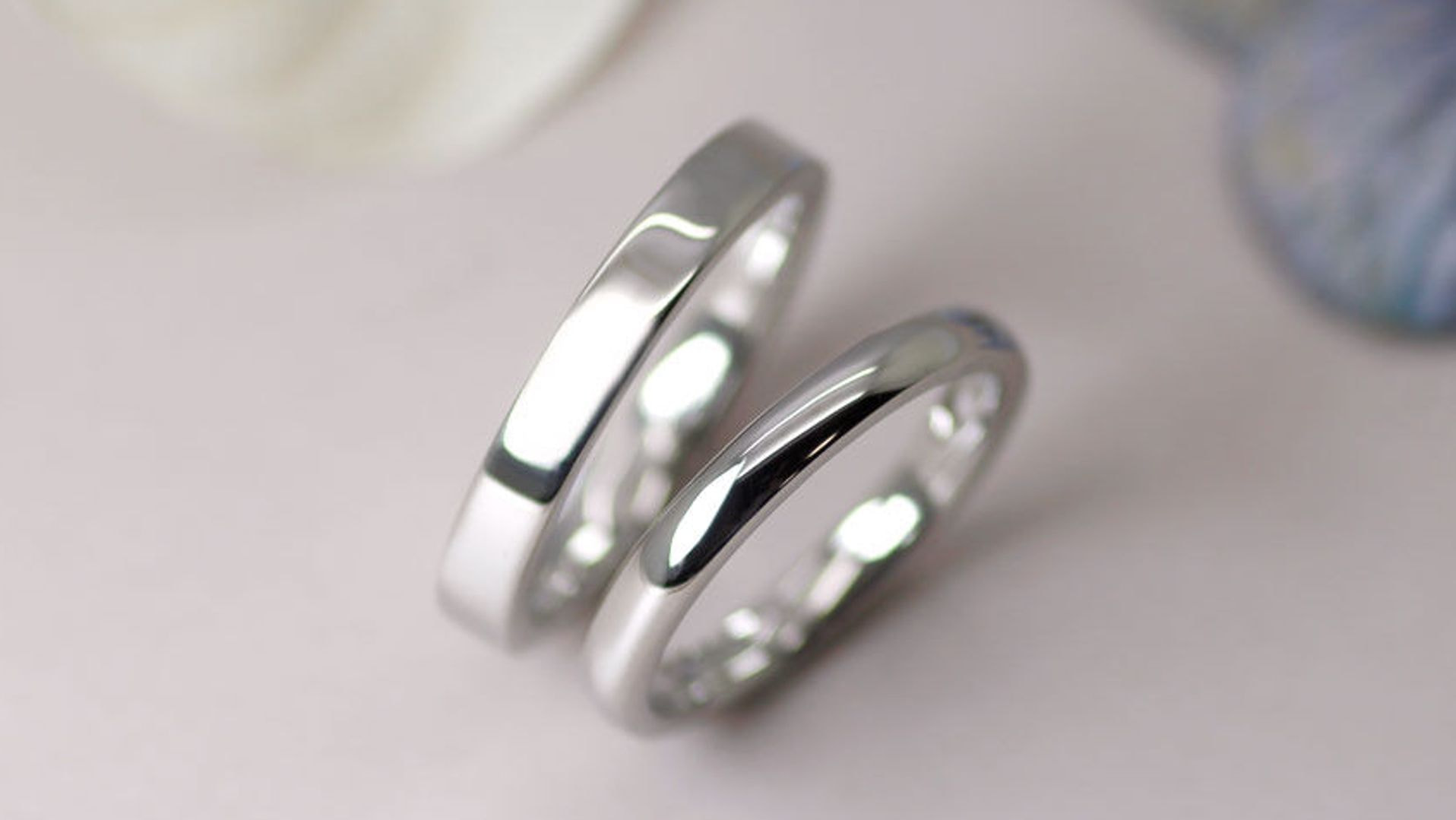 シンプルなプラチナリング シンプルなプラチナリング