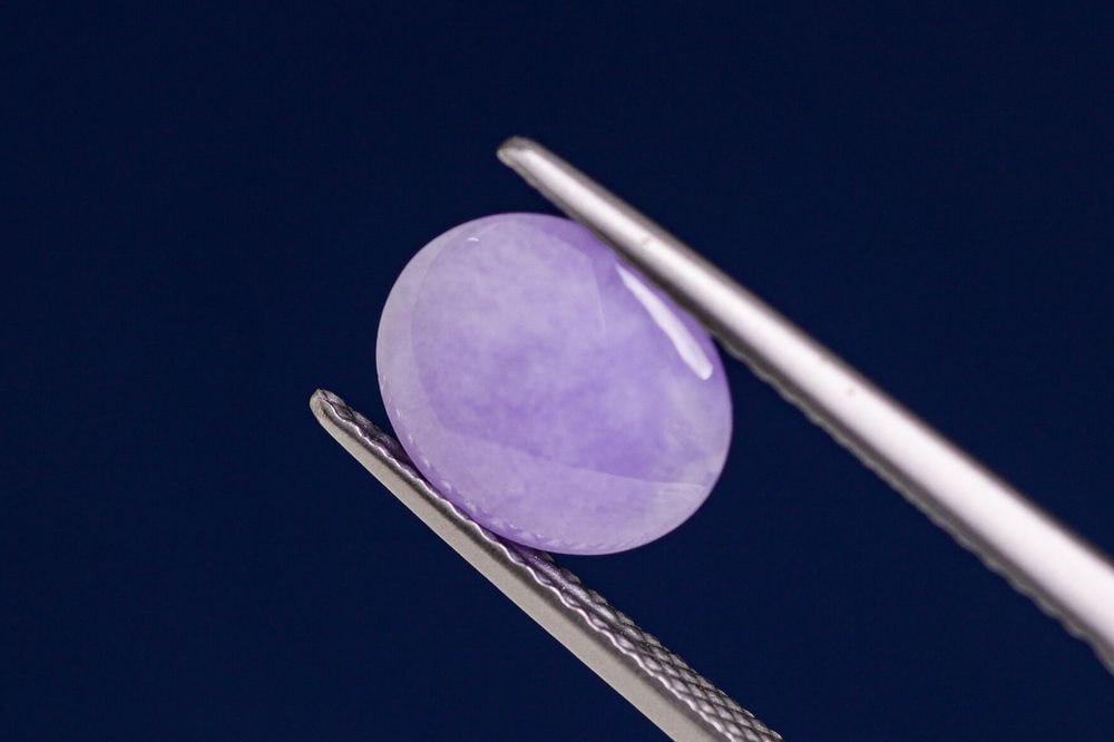 天然ラベンダー翡翠（ヒスイ）2.960ct 