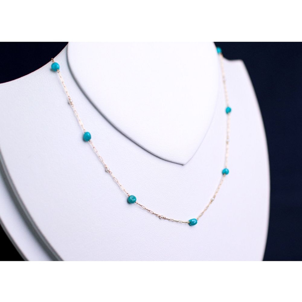 【SOLD OUT】【CASMINEｘJ.C.BARコラボ】トルコ石 ネックレス　キャスミンコラボ