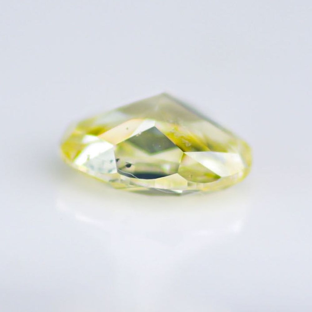 天然ファンシーダイヤモンド 0.850ct ＜Intense Yellow＞
