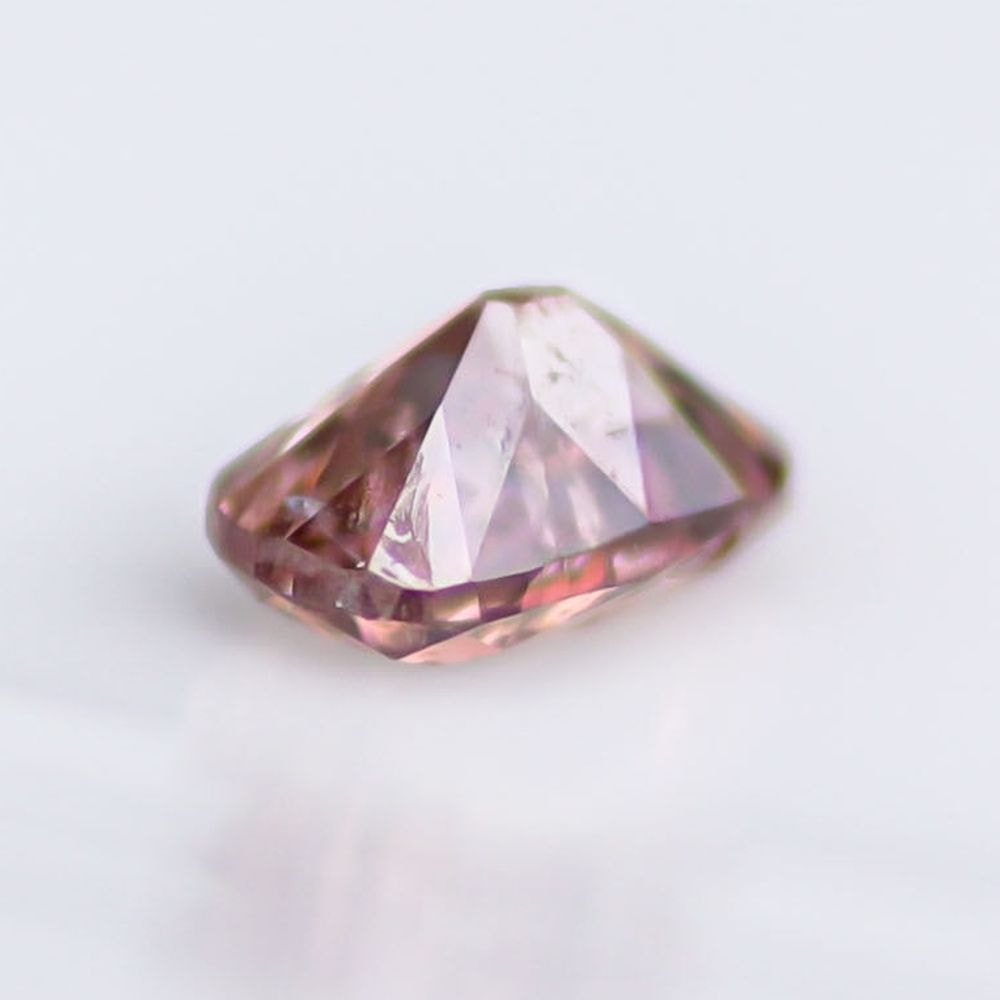 天然ファンシーディープブラウニッシュピンク ダイヤモンド 0.244ct 