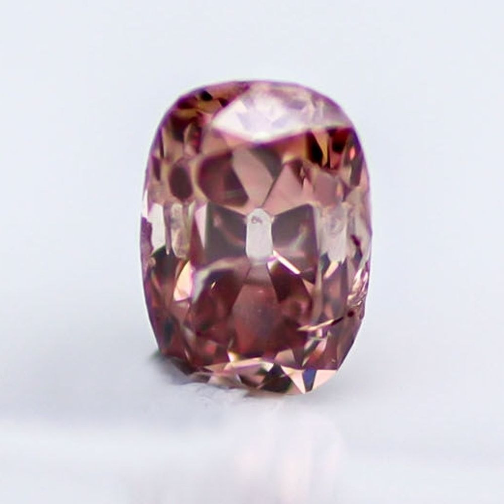 天然ファンシーディープブラウニッシュピンク ダイヤモンド 0.244ct 