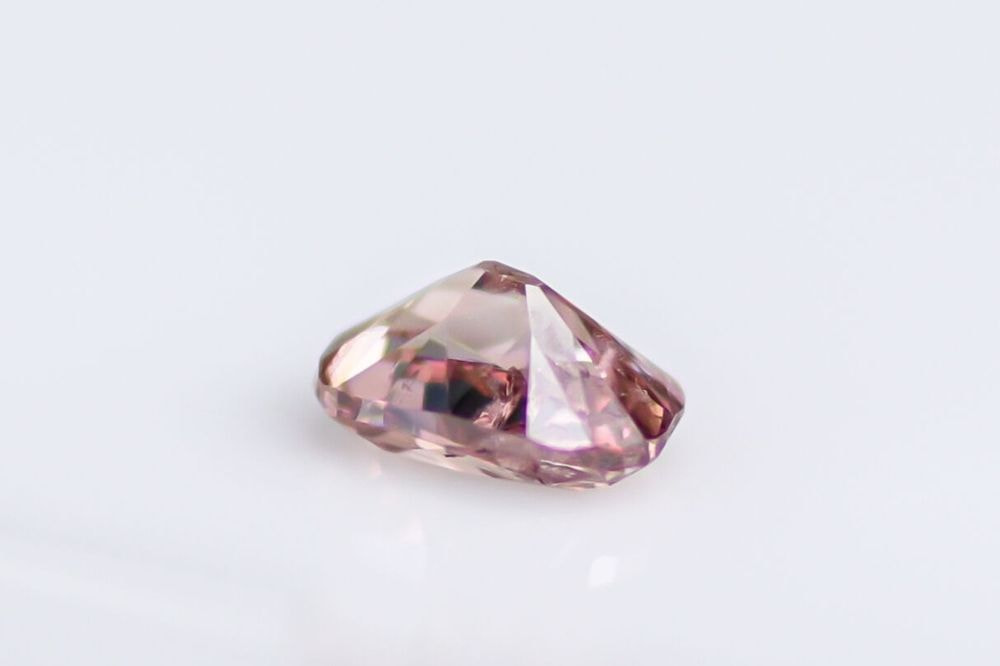 天然ファンシーディープブラウニッシュピンク ダイヤモンド 0.244ct 