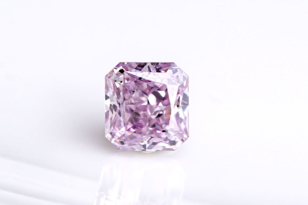 0.065ct 天然 パープル系 ピンクダイヤモンド