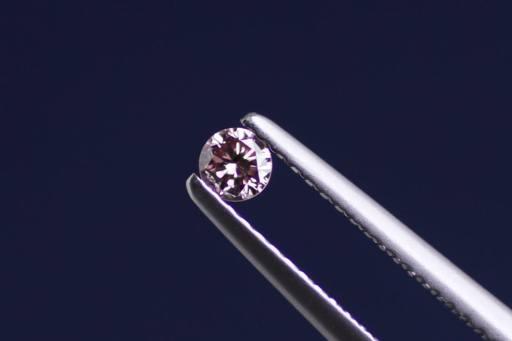 天然ファンシーインテンスピンクダイヤモンド 0.139ct 