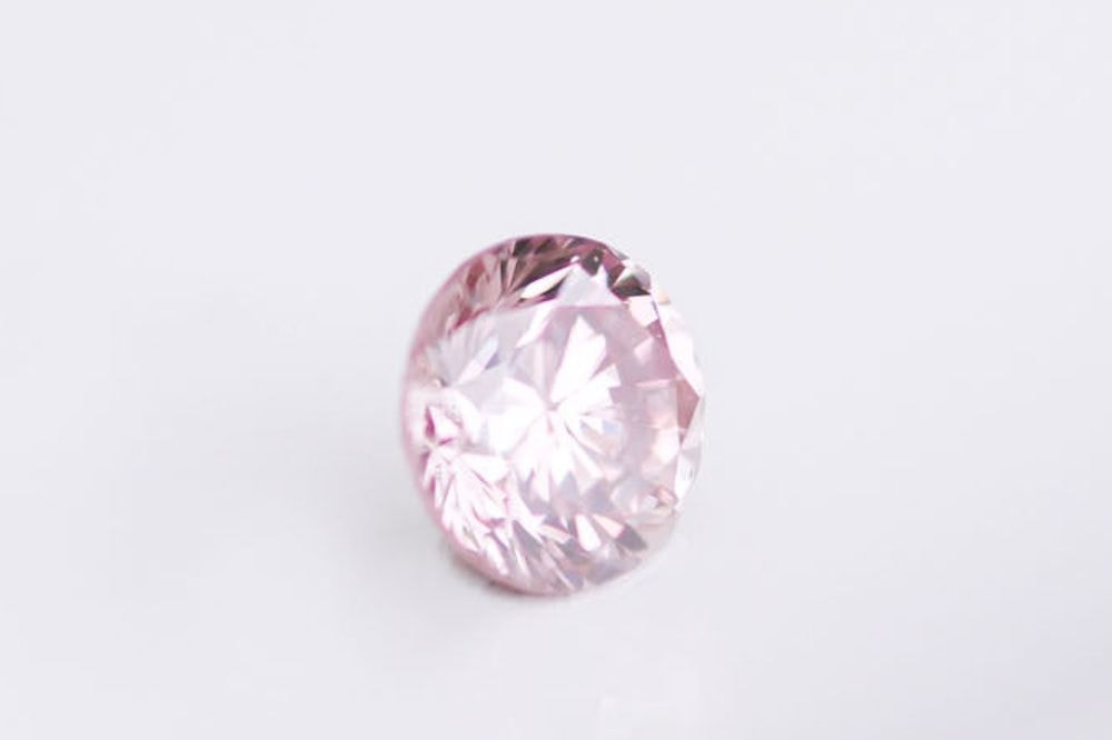 天然ファンシーインテンスピンクダイヤモンド 0.139ct 