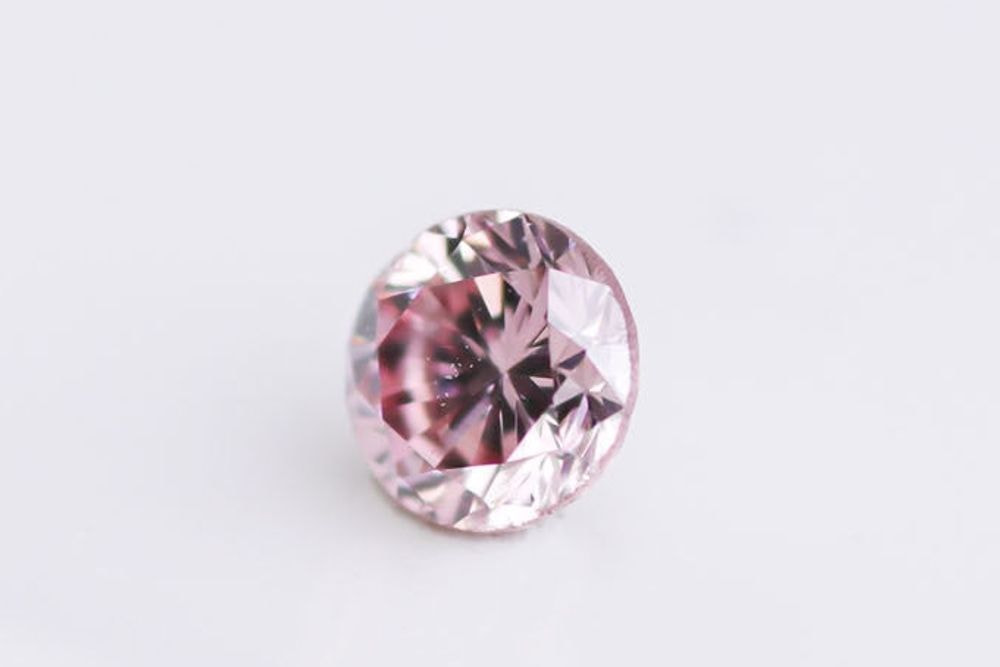 天然ファンシーインテンスピンクダイヤモンド 0.139ct 