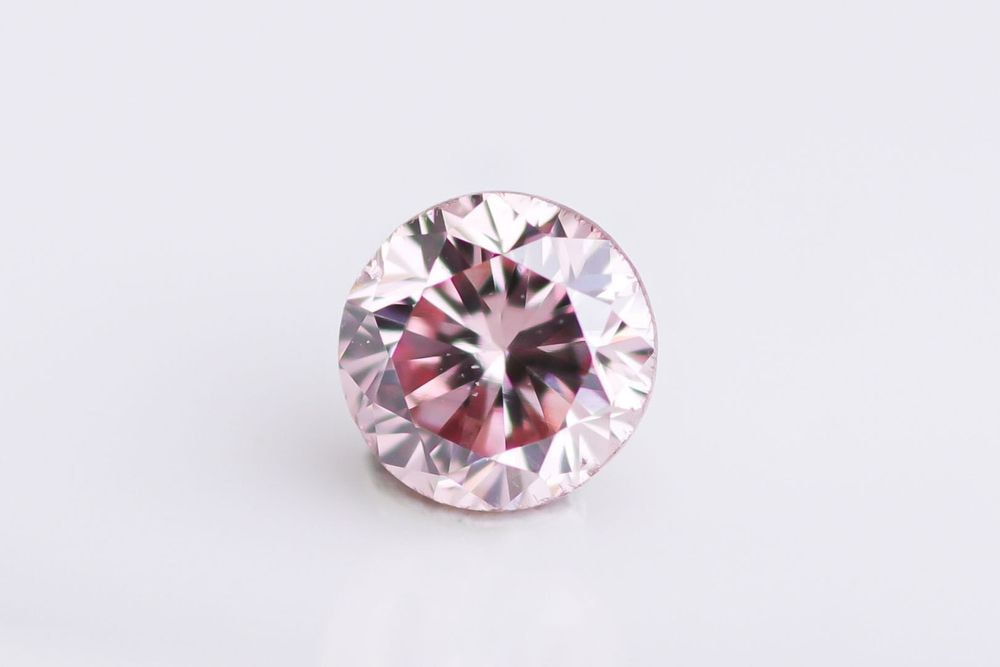 天然ファンシーインテンスピンクダイヤモンド 0.139ct 