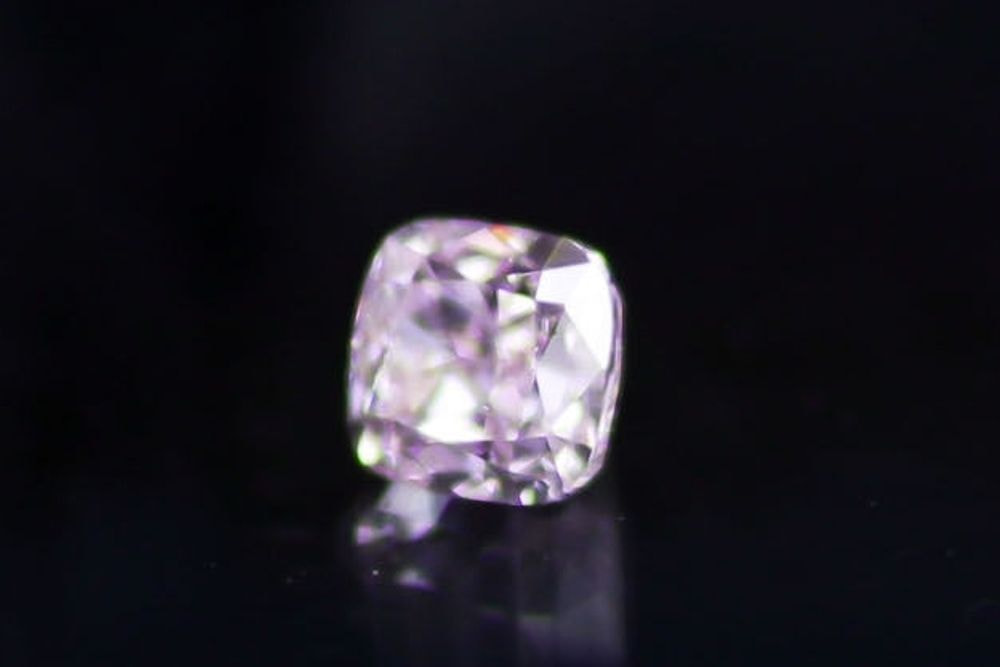 天然ファンシーパープルピンクダイヤモンド 0.161ct 