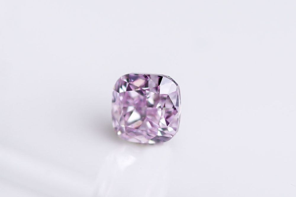 天然ファンシーパープルピンクダイヤモンド 0.161ct 