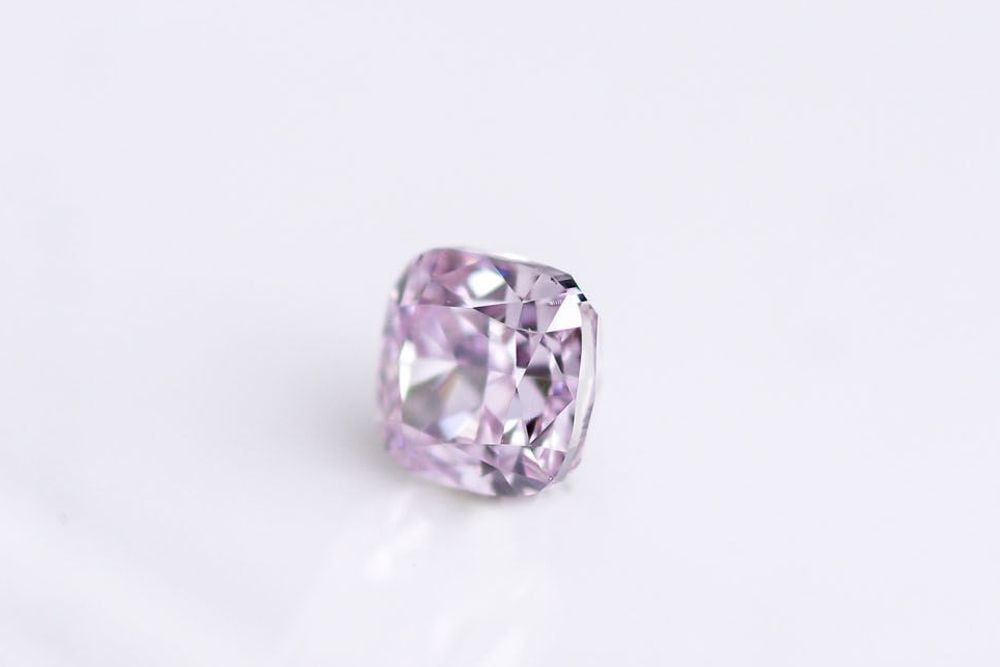天然ファンシーパープルピンクダイヤモンド 0.161ct 