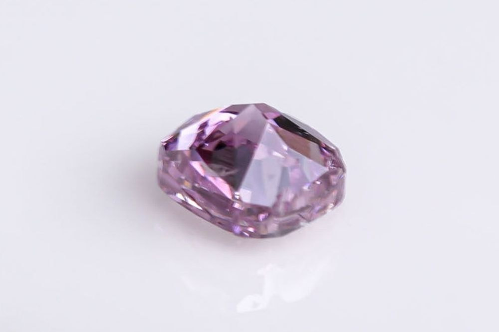 天然ファンシーディープパープルピンクダイヤモンド 0.211ct 