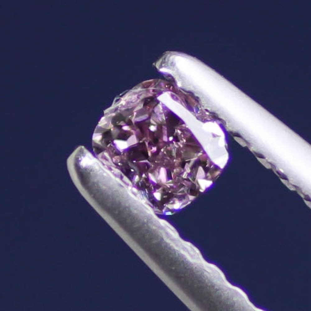 天然ファンシーピンクダイヤモンド 0.211ct ＜Deep Purple Pink＞