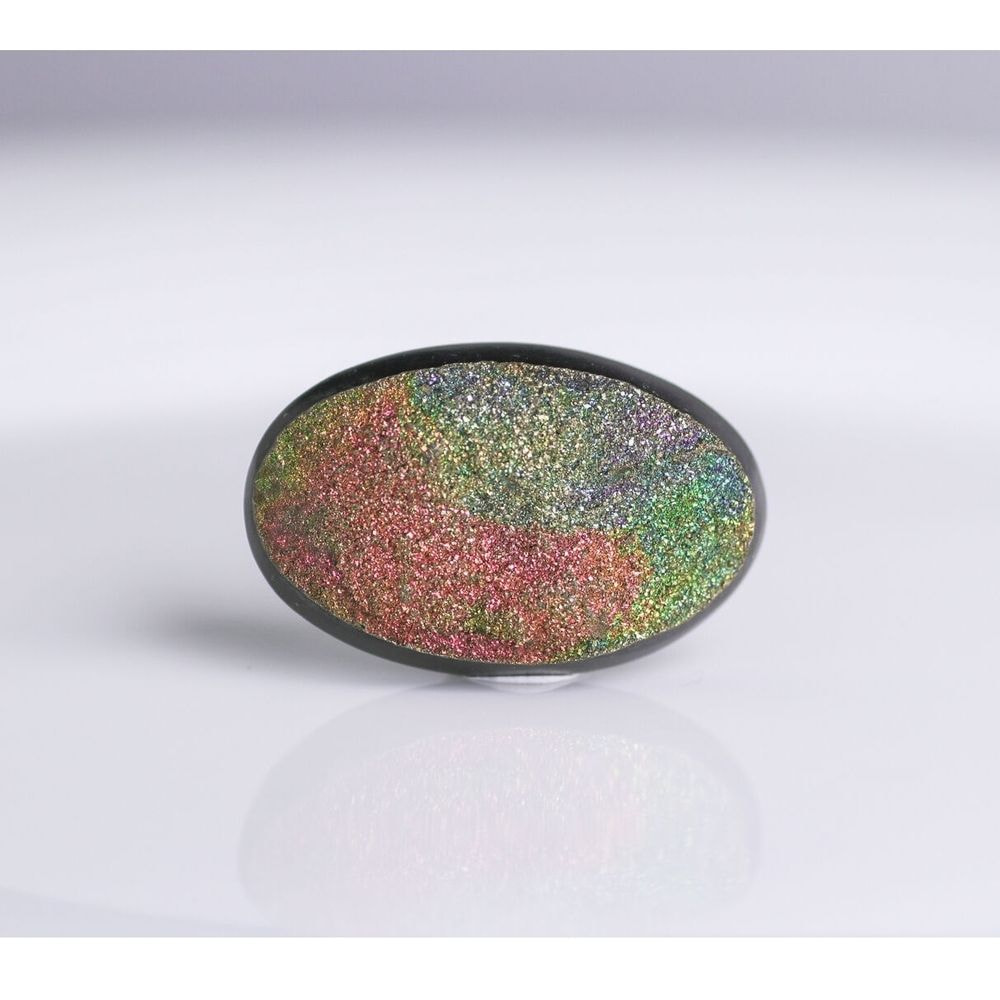 レインボーパイライト 62.44ct 2ピース