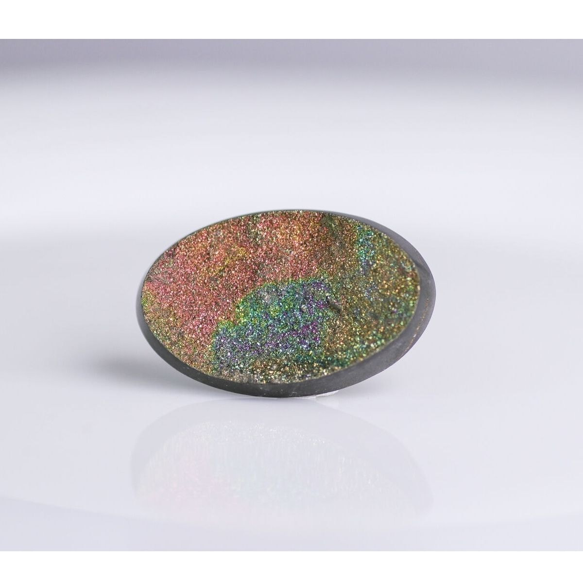 レインボーパイライト 62.44ct 2ピース