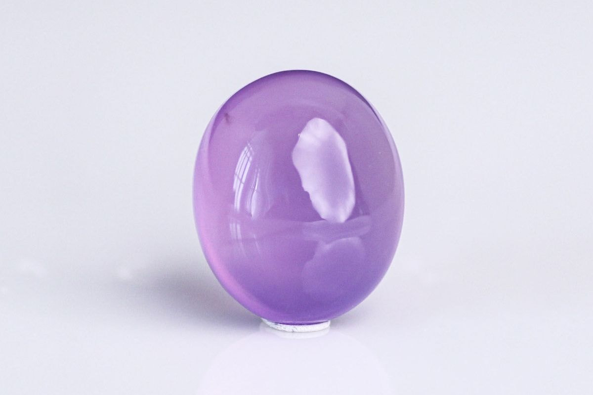 天然パープルカルセドニー 5.230ct