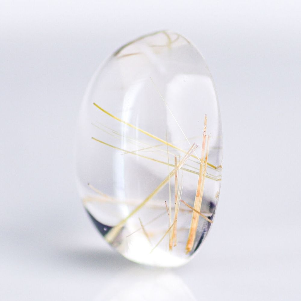 天然ルチルクォーツ 19.500ct