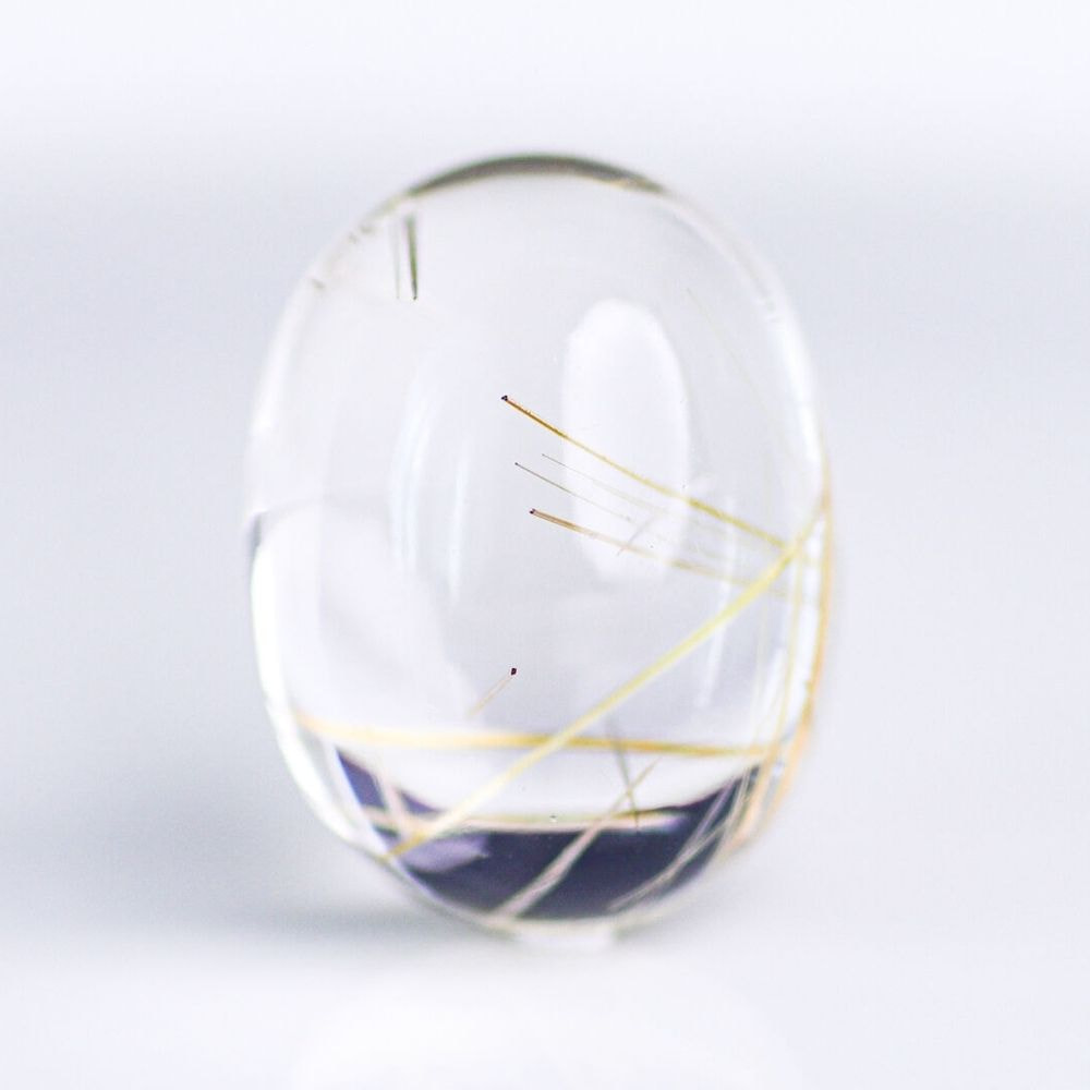 天然ルチルクォーツ 19.500ct
