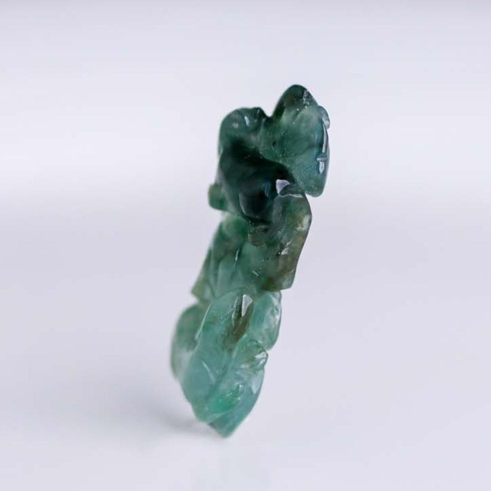 天然ヒスイ 11.4ct [ミャンマー産/カービング]