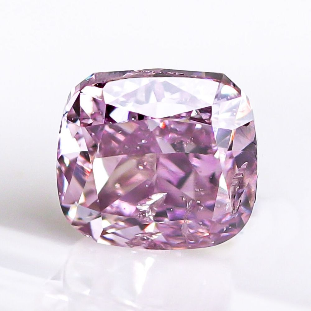 天然ファンシーピンクダイヤモンド 0.211ct ＜Deep Purple Pink＞