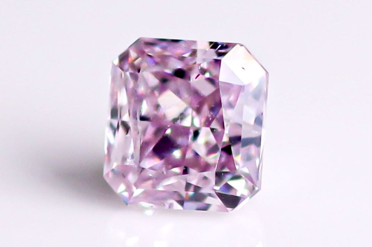 0.065ct 天然 パープル系 ピンクダイヤモンド