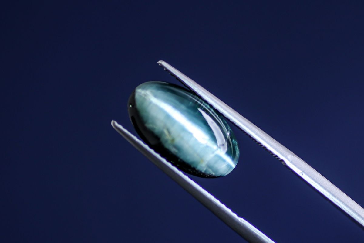 SOLD OUT】天然トルマリンキャッツアイ 6.050ct SOLD OUT】天然トルマリンキャッツアイ 6.050ct