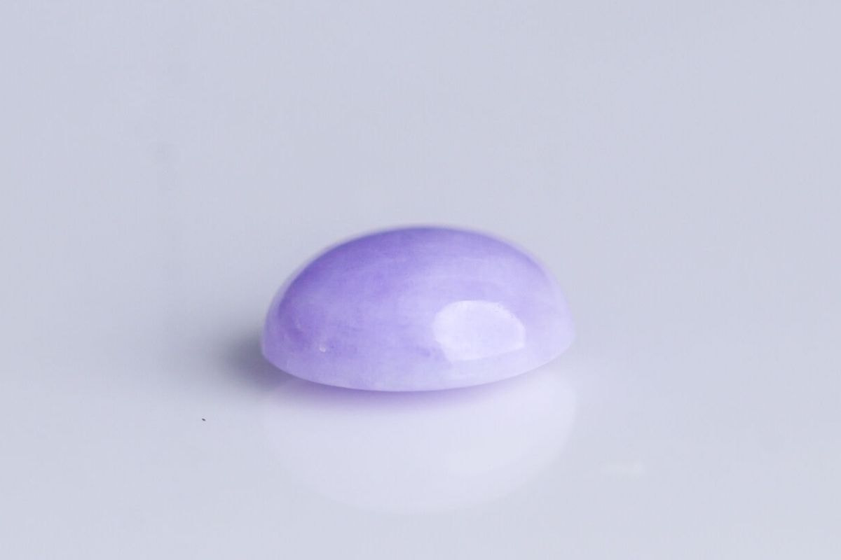 天然高品質紫ヒスイ(ラベンダー翡翠) - ネックレス