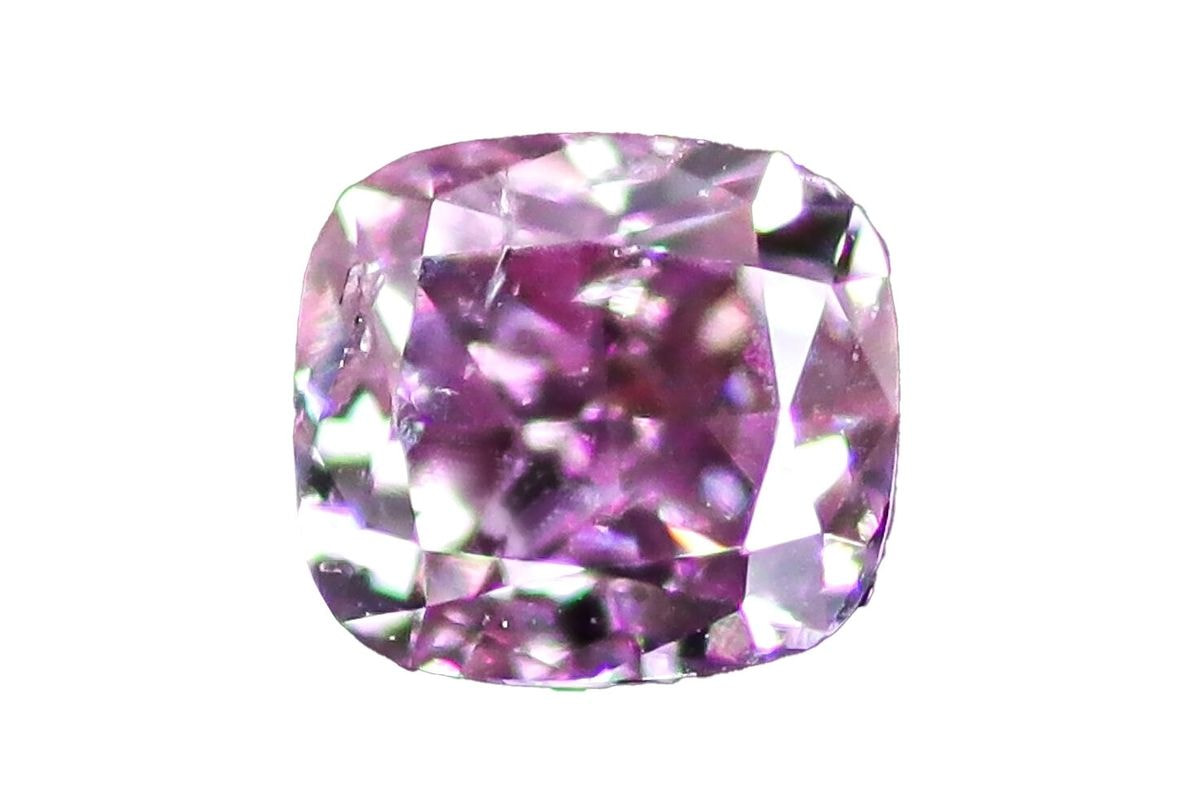 天然ファンシーディープパープルピンクダイヤモンド 0.211ct
