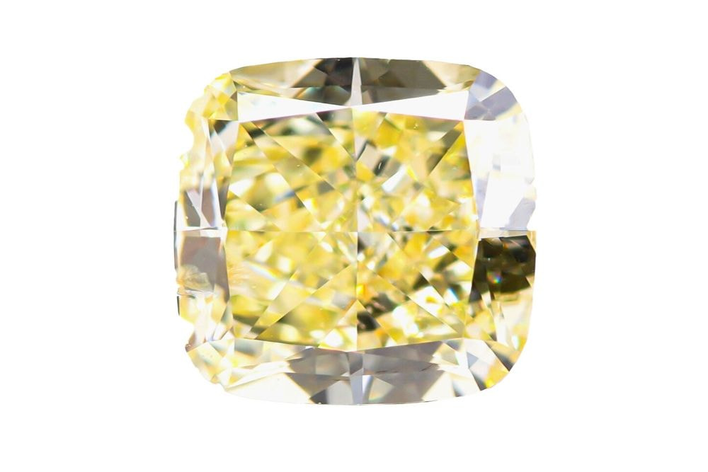 天然ファンシーイエロー ダイヤモンド 0.740ct 