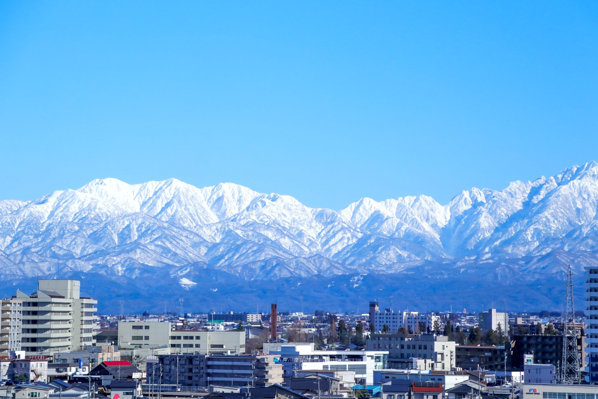 富山の立山連峰