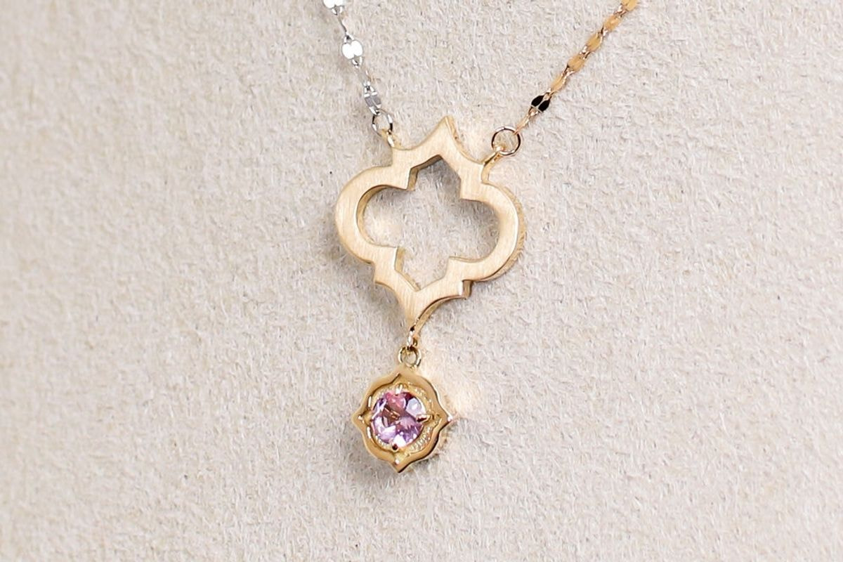 Bon Voyage!!】K18YG ゼリージュ＆コラベル ペンダント