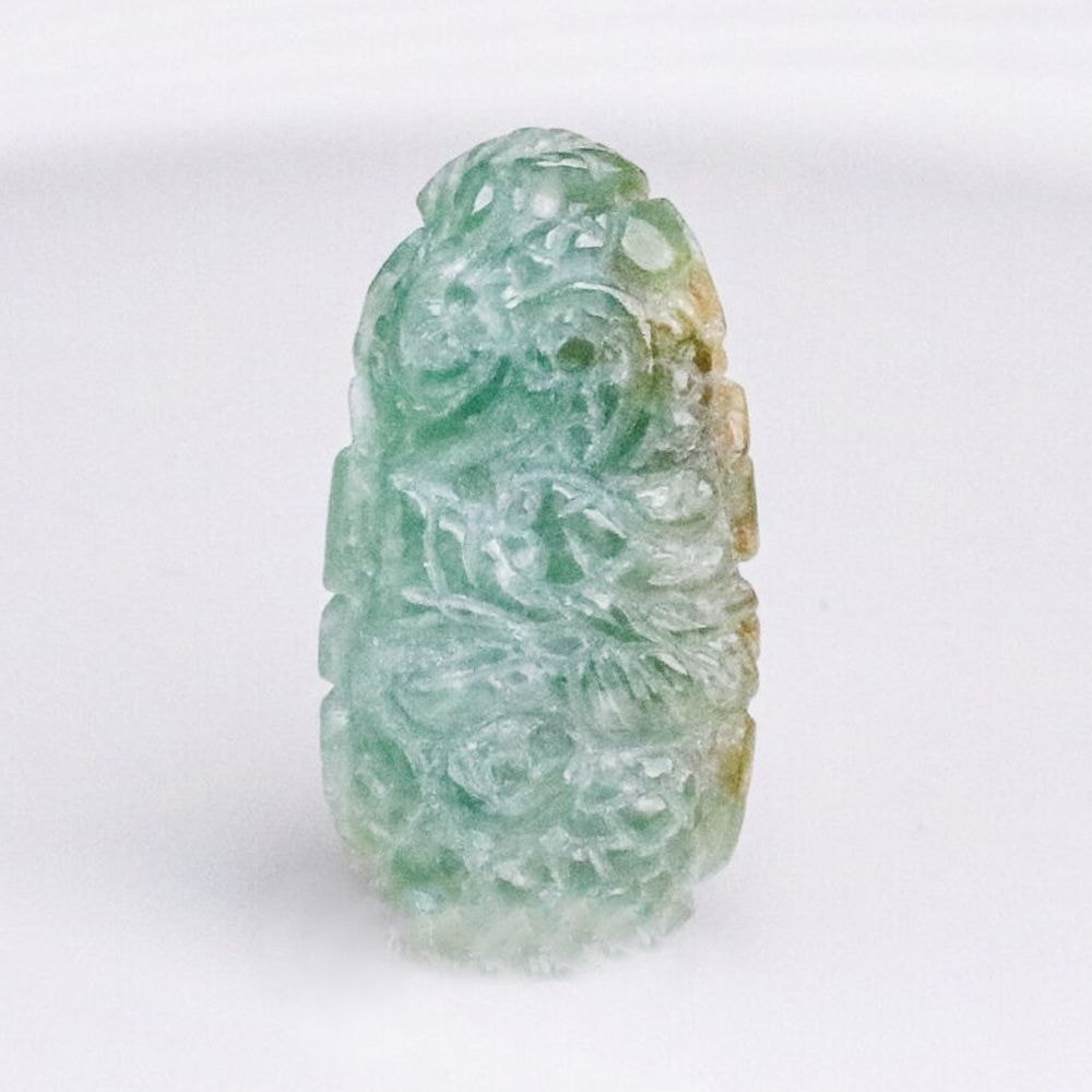天然ヒスイ 34.6ct [ミャンマー産/カービング] 	