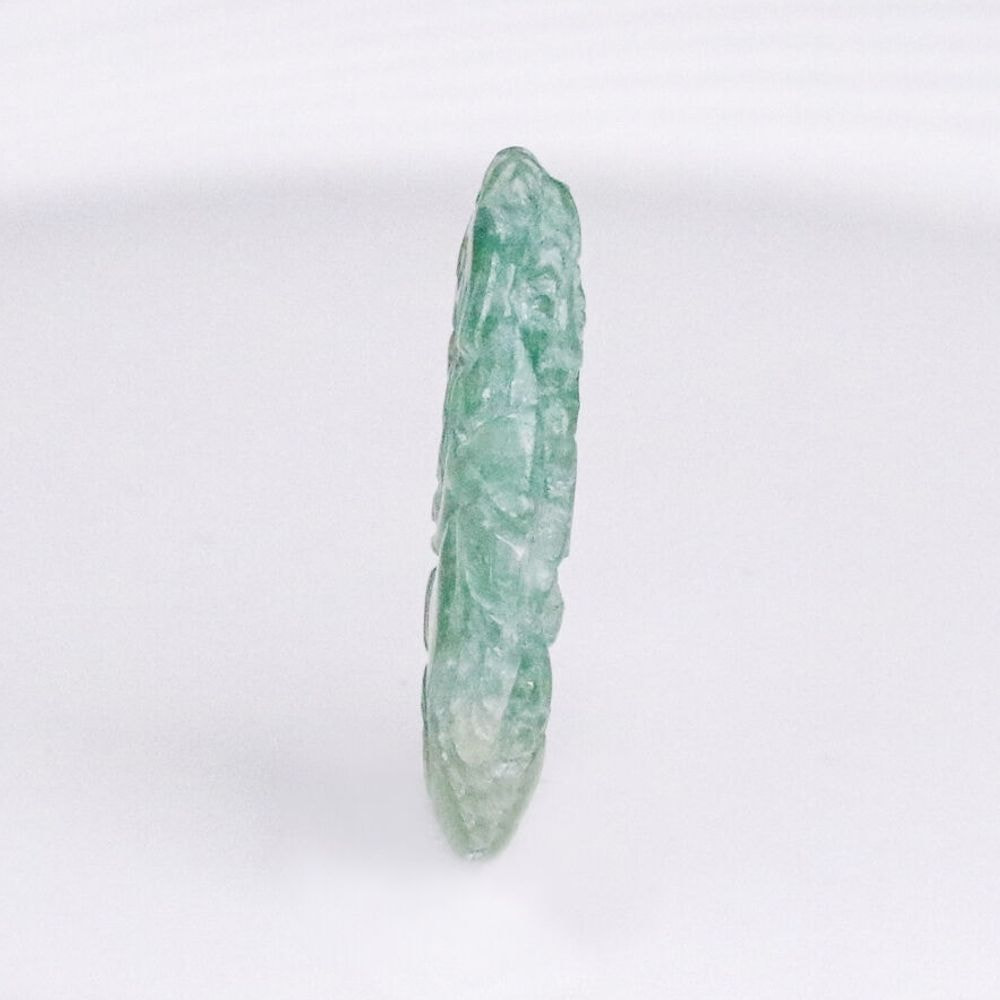 天然ヒスイ 34.6ct [ミャンマー産/カービング] 	