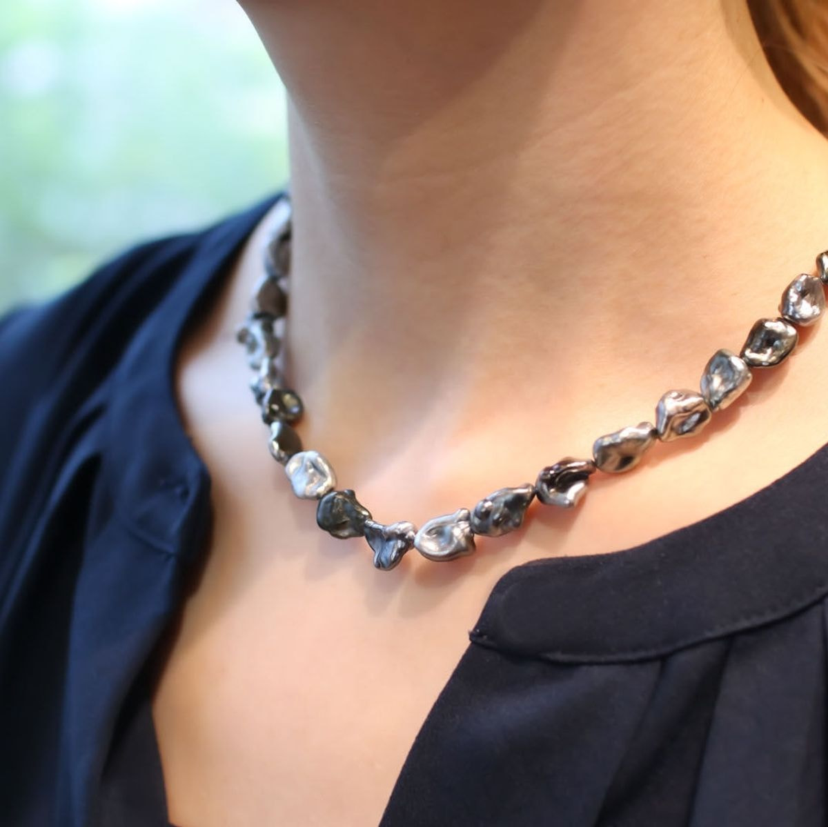 タヒチ,ケシパールネックレス