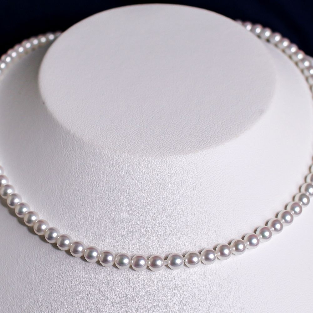 希少なあこや無調色真珠ネックレス 5.0-5.5mm 1070792