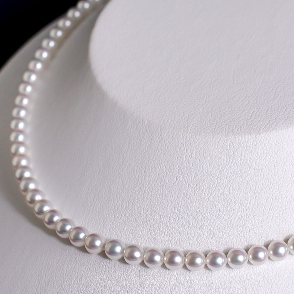 希少なあこや無調色真珠ネックレス 5.0-5.5mm 1070792