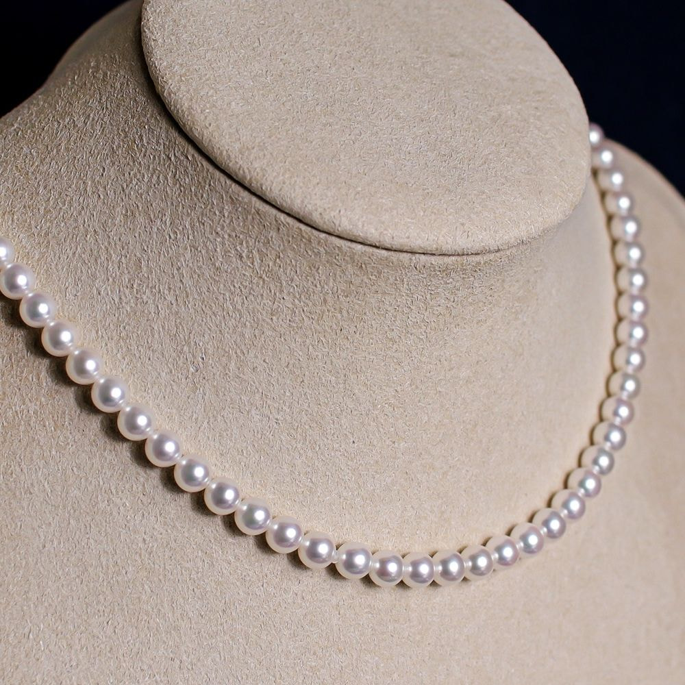 希少なあこや無調色真珠ネックレス 5.0-5.5mm 1070792