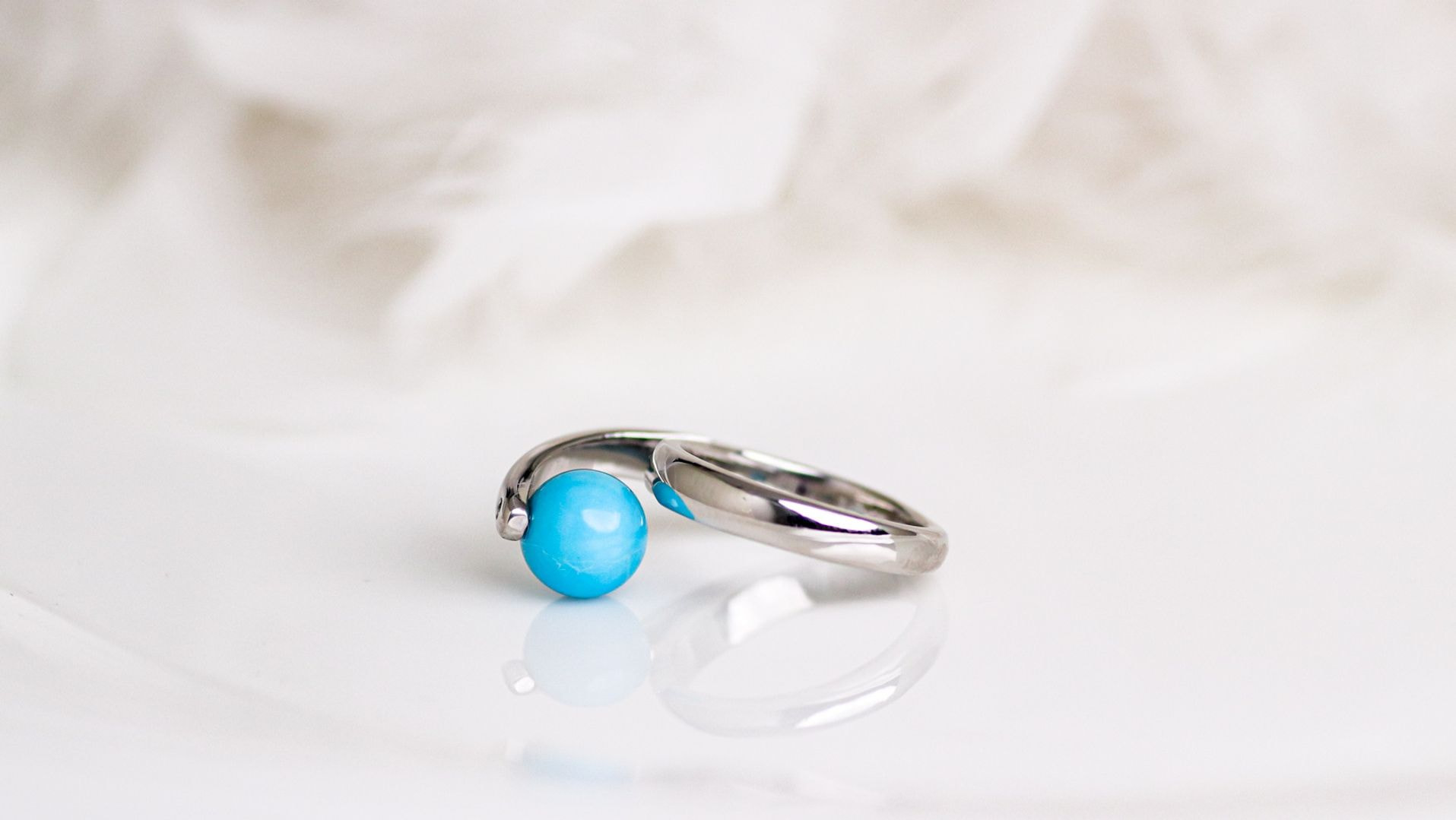 ターコイズのオープンリング ターコイズのオープンリング