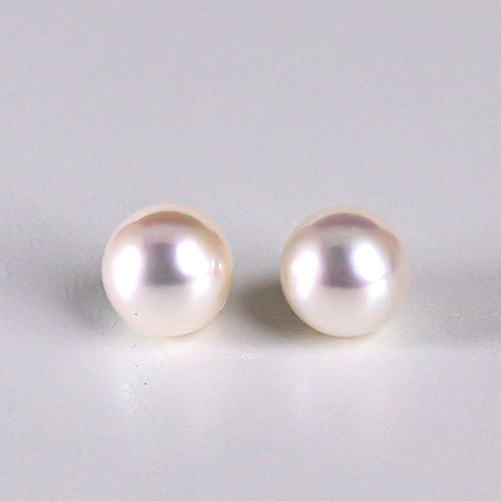 希少なあこや無調色真珠ネックレス 8.5-9.0mm イヤリングorピアスセット 1072626