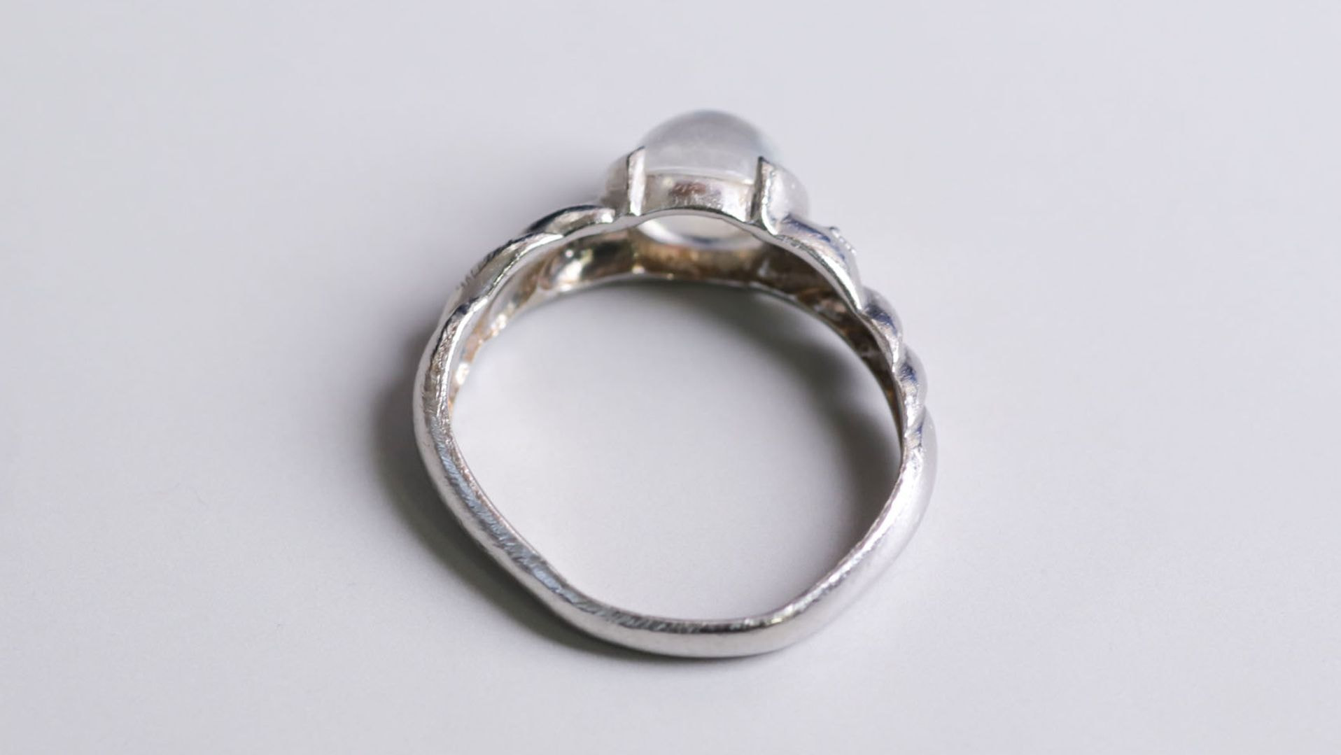 変形したプラチナリング