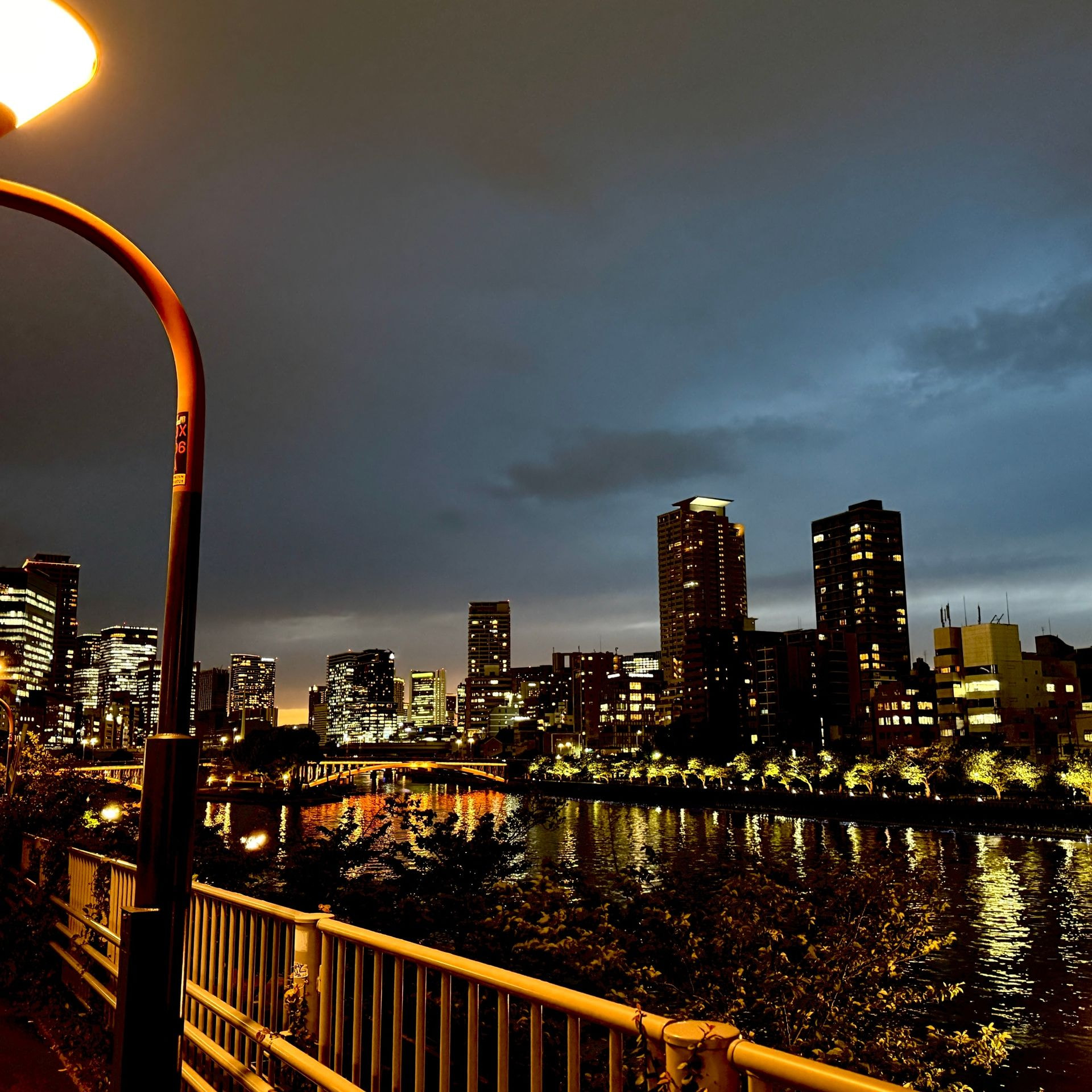 会場OMM近く天満橋駅から