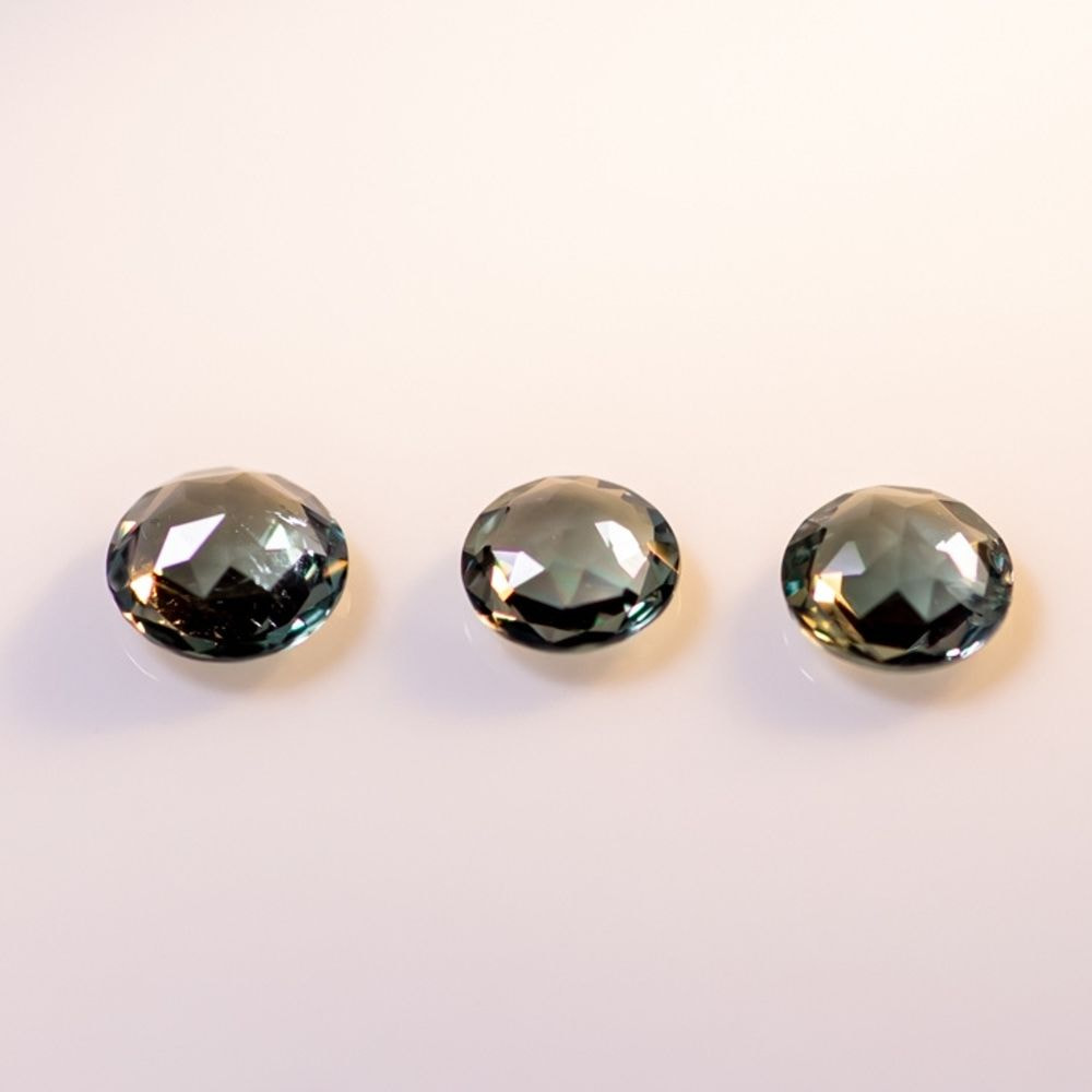 天然アレキサンドライト 3Pセット 0.515ct [ブラジル産]