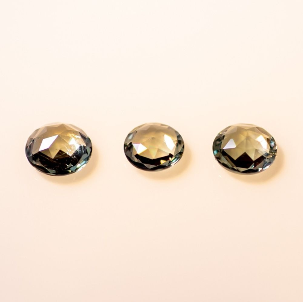 天然アレキサンドライト 3Pセット 0.515ct [ブラジル産]