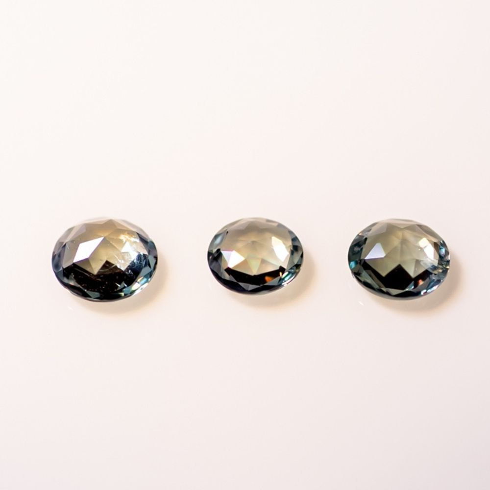 天然アレキサンドライト 3Pセット 0.515ct [ブラジル産]