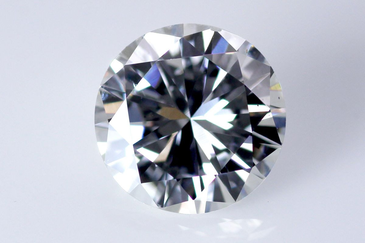 天然ダイヤモンド　0.374ct GーSI2  0.340ct GーSI2