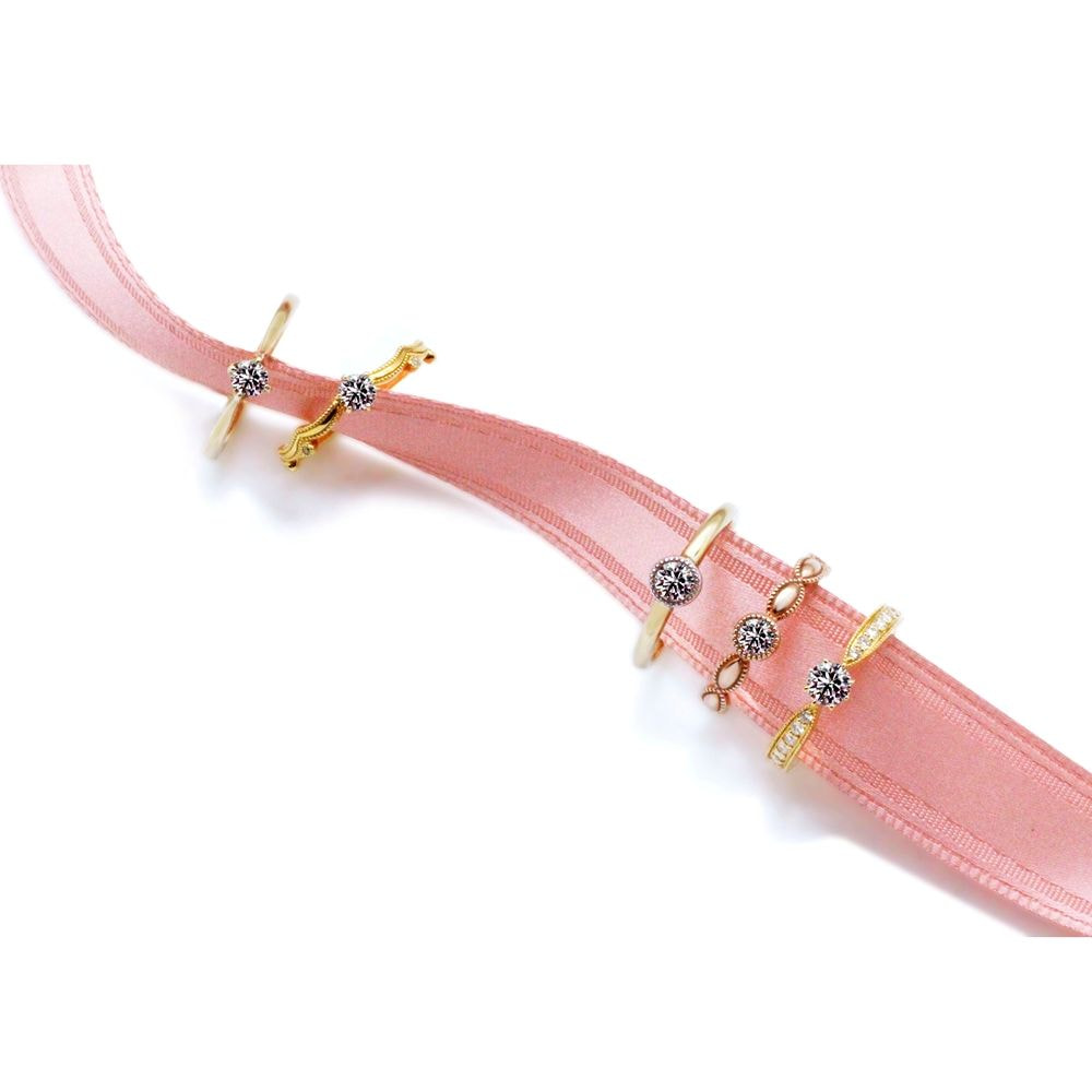 【SOLD OUT】シャンパーニュ 0.346ct ダイヤモンド リング