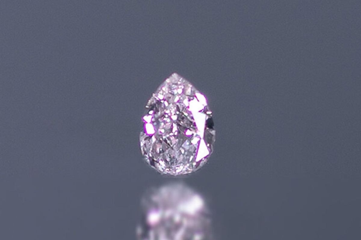 天然ファンシーライトピンクダイヤモンド SI-1 0.079ct