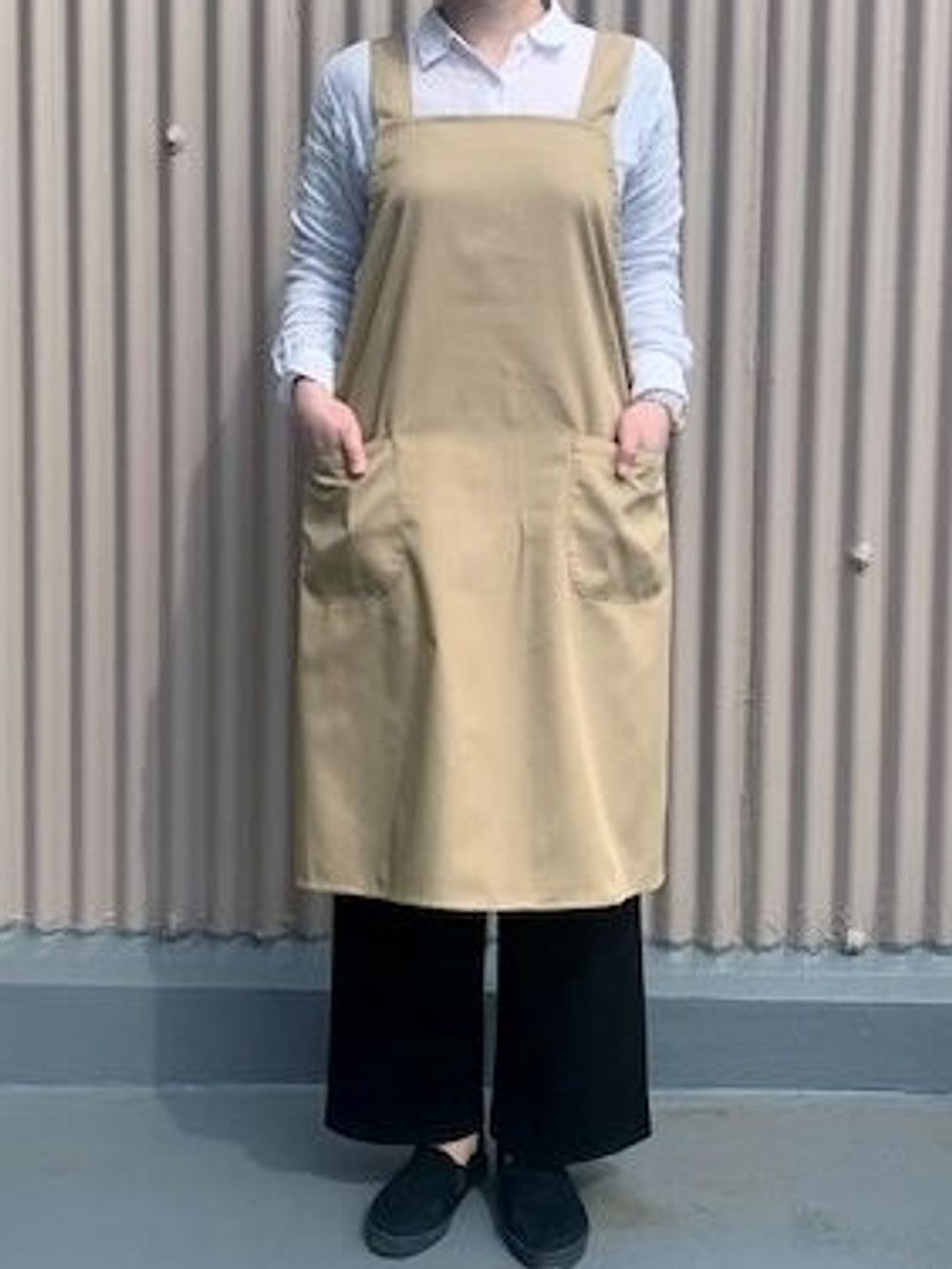 T1-5　ツイルレギュラー丈エプロン